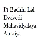 Pt Bachhi Lal Dwivedi Mahavidyalaya, Auraiya Logo