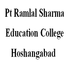 Pt Ramlal Sharma Education College, Hoshangabad Logo