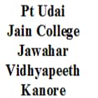 Pt Udai Jain College Jawahar Vidhyapeeth, Kanore Logo