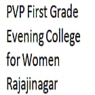 PVP First Grade Evening College for Women, Rajajinagar Logo