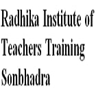 Radhika Institute of Teacher's Training, Sonbhadra Logo