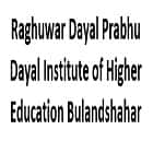Raghuwar Dayal Prabhu Dayal Institute of Higher Education, Bulandshahar Logo
