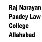 Raj Narayan Pandey Law College, Allahabad Logo