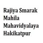 Rajiya Smarak Mahila Mahavidyalaya, Hakikatpur Logo