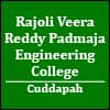 Rajoli Veera Reddy Padmaja Engineering College, Cuddapah Logo