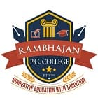 Ram Bhajan Post Graduate College, Mau Logo