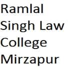 Ramlal Singh Law College, Mirzapur Logo