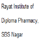 Rayat Institute of Diploma Pharmacy, SBS Nagar Logo