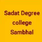 Sadat Degree College, Sambhal Logo
