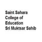 Saint Sahara College of Education, Sri Muktsar Sahib Logo