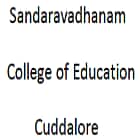 Sandaravadhanam College of Education, Cuddalore Logo
