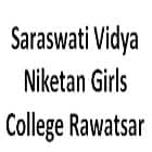 Saraswati Vidya Niketan Girls College, Rawatsar Logo