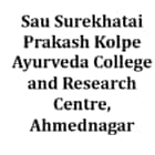 Sau Surekhatai Prakash Kolpe Ayurveda College and Research Centre, Ahmednagar Logo