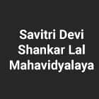 Savitri Devi Shankar Lal Mahavidyalaya, Allahabad Logo