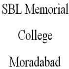 SBL Memorial College, Moradabad Logo