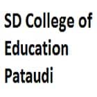 SD College of Education, Pataudi Logo