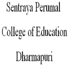 Sentraya Perumal College of Education, Dharmapuri Logo