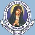 Servite College of Education for Women, Karur Logo