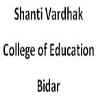 Shanti Vardhak College of Education, Bidar Logo
