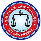 Sheth VS Law College, Unjha Logo