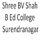 Shree BV Shah B Ed College, Surendranagar Logo