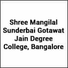 Shree Mangilal Sunderbai Gotawat Jain Degree College, Bangalore Logo