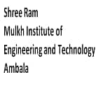 Shree Ram Mulkh Institute of Engineering and Technology, Ambala Logo