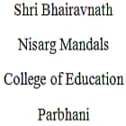 Shri Bhairavnath Nisarg Mandal's College of Education, Parbhani Logo
