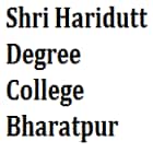 Shri Haridutt Degree College, Bharatpur Logo