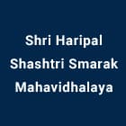 Shri Haripal Shashtri Smarak Mahavidhalaya, Bijnor Logo