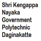 Shri Kengappa Nayaka Government Polytechnic, Daginakatte Logo
