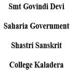 Smt Govindi Devi Saharia Government Shastri Sanskrit College, Kaladera Logo