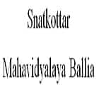 Snatkottar Mahavidyalaya, Ballia Logo