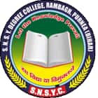 SNSY Degree College, Purnea Logo