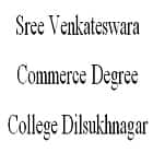 Sree Venkateswara Commerce Degree College, Dilsukhnagar Logo