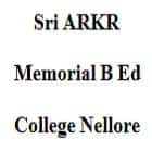 Sri ARKR Memorial B Ed College, Nellore Logo