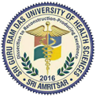 Sri Guru Ram Das University of Health Sciences, Amritsar Logo