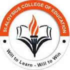 St Aloysius College of Education, Royappanpatti Logo