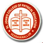 St John's College of Physical Education, Tirunelveli Logo