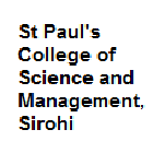 St Paul's College of Science and Management, Sirohi Logo