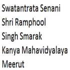 Swatantrata Senani Shri Ramphool Singh Smarak Kanya Mahavidyalaya, Meerut Logo