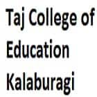 Taj College of Education, Kalaburagi Logo