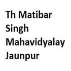 Th Matibar Singh Mahavidyalay, Jaunpur Logo
