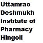 Uttamrao Deshmukh Institute of Pharmacy, Hingoli Logo