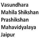 Vasundhara Mahila Shikshan Prashikshan Mahavidyalaya, Jaipur Logo