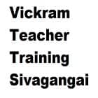 Vickram Teacher Training, Sivagangai Logo