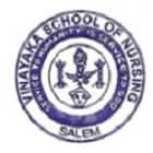 Vinayaka School of Nursing, Salem Logo