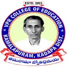 VPR College of Education, Kamalapuram Logo