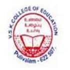 VSK College of Education, Pudukkottai Logo
