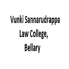 Vunki Sannarudrappa Law College, Bellary Logo